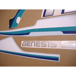 YAMAHA FZ 750 1990 WHITE/GREY/GREEN ADESIVI (Prodotto compatibile)