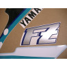 YAMAHA FZ 750 1990 WHITE/GREY/GREEN ADESIVI (Prodotto compatibile)