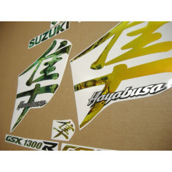 Aufkleber SUZUKI HAYABUSA 1999-2007 CUSTOM NEO CHROME (Kompatibles Produkt)