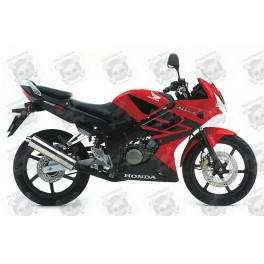 Honda CBR 125R 2004 RED VERSION DECALS (Compatible Product)
