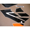 Honda CBR 125R 2005 orange black VERSION DECALS (Produto compatível)