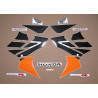 Honda CBR 125R 2005 orange black VERSION DECALS (Compatible Product)