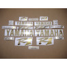 YAMAHA YZF-R1 YEAR 1998-2001 CHROME GOLD DECALS (Compatible Product)