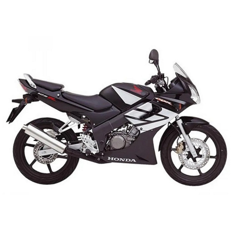 Honda CBR 125R 2004 black VERSION DECALS (Produto compatível)