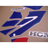 Honda CBR 125R 2006 - RED/BLUE VERSION AUTOCOLLANT (Produit compatible)