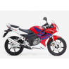 Honda CBR 125R 2006 - RED/BLUE VERSION AUTOCOLLANT (Produit compatible)