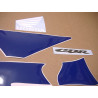 Honda CBR 125R 2006 - RED/BLUE VERSION AUFKLEBER (Kompatibles Produkt)