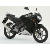 Honda CBR 125R 2005 black VERSION DECALS (Produto compatível)