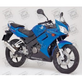 Honda CBR 125R 2004 blue VERSION DECALS (Compatible Product)