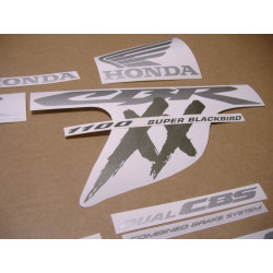 HONDA CBR 1100XX 2002 RED BLACK ADESIVOS (Produto compatível)