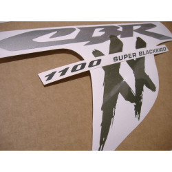 HONDA CBR 1100XX 2002 RED BLACK STICKERS (Compatible Product)