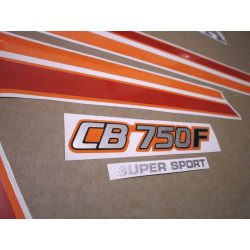 HONDA CB 750F 1982 - BLACK/ORANGE AUFKLEBER (Kompatibles Produkt)