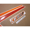 HONDA CB 900F 1982 - BLACK/ORANGE DECALS (Compatible Product)