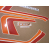 HONDA CB 900F 1982 - BLACK/ORANGE ADESIVI (Prodotto compatibile)