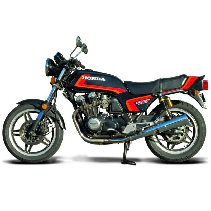 HONDA CB 900F 1982 - BLACK/ORANGE AUTOCOLLANT (Produit compatible)