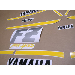 YAMAHA FZ 750 1989 - SILVER/BLACK AUTOCOLLANT (Produit compatible)