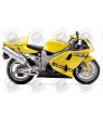 STICKERS KIT Suzuki TL 1000R 2002 - YELLOW (Compatible Product)