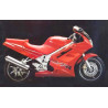 HONDA VFR 750 YEAR 1992 AUTOCOLLANT (Produit compatible)