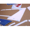DECALS SUZUKI GSX-R 750 YEAR 1990 - WHITE/BLUE (Compatible Product)