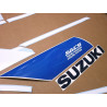 AUTOCOLLANT SUZUKI GSX-R 750 YEAR 1990 - WHITE/BLUE (Produit compatible)