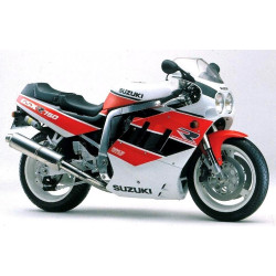 ADESIVI SUZUKI GSX-R 750 YEAR 1990 - WHITE/RED (Prodotto compatibile)