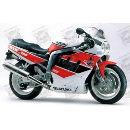 Adhesivo SUZUKI GSX-R 750 YEAR 1990 - WHITE/RED (Producto compatible)
