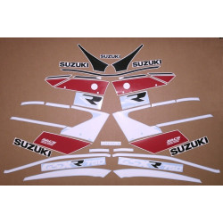 DECALS SUZUKI GSX-R 750 YEAR 1990 - WHITE/RED (Compatible Product)