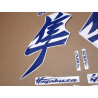 SUZUKI HAYABUSA 2021 ROYAL BLUE stickers (Compatible Product)