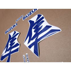 SUZUKI HAYABUSA 2021 ROYAL BLUE adhesivos (Producto compatible)