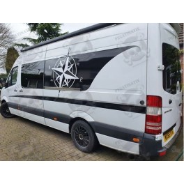 Mercedes Sprinter side Stripes STICKERS (Compatible Product)