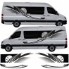 Mercedes Sprinter Camper side Stripes ADHESIVO (Producto compatible)