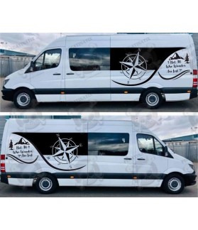 Mercedes Sprinter Camper side Stripes ADHESIVO (Producto compatible)