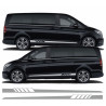 Mercedes V Class side Stripes STICKER (Compatible Product)