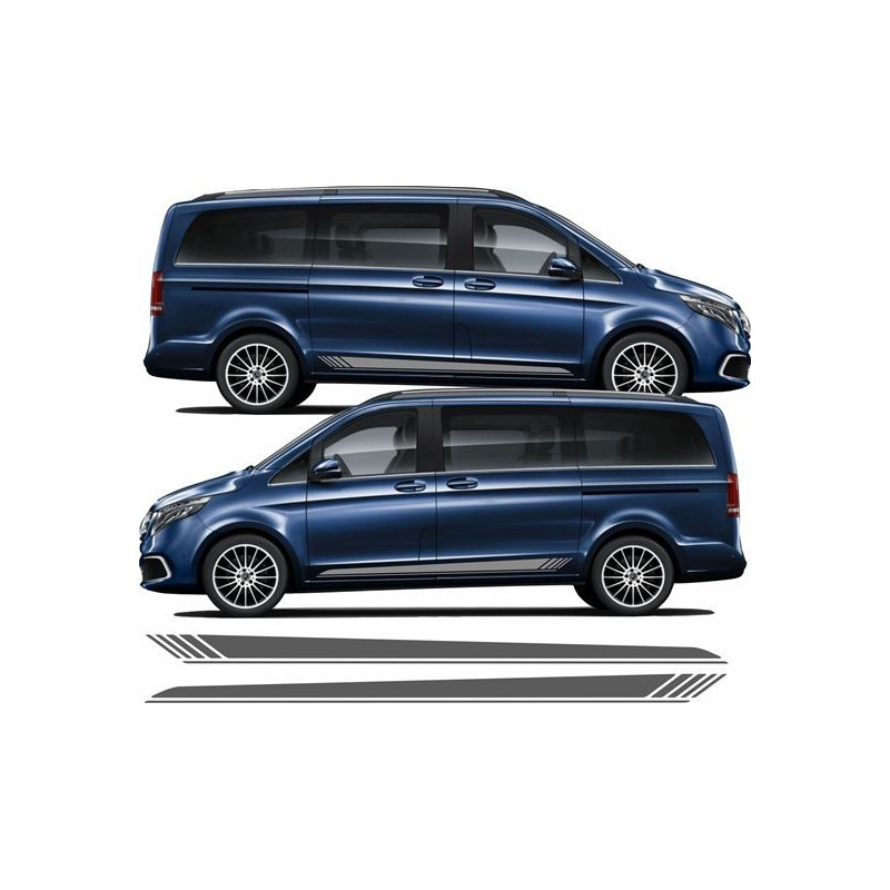 Mercedes V Class side Stripes ADESIVOS (Produto compatível)