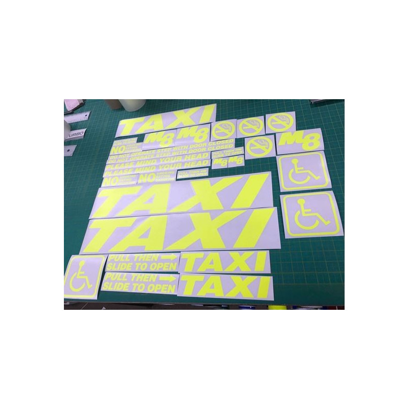 Mercedes Vito M8 Taxi STICKER (Compatible Product)