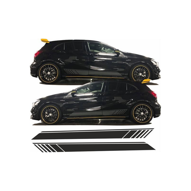 Mercedes A45 Edition 1 side Stripes ADHESIVO (Producto compatible)