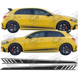 Mercedes A45 S - A35 side Stripes STICKER (Compatible Product)