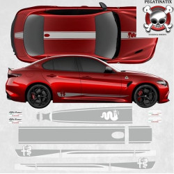 Alfa Romeo Giulia Quadrifoglio ADESIVI (Prodotto compatibile)