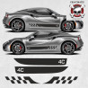 Alfa Romeo 4C YEAR 2015 - 17 ADHESIVOS (Producto compatible)