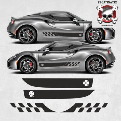 Alfa Romeo 4C YEAR 2015 - 17 AUTOCOLLANT (Produit compatible)
