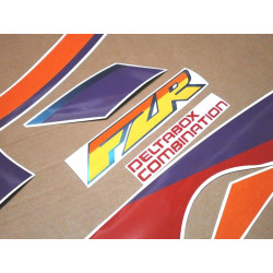 YAMAHA FZR 600 YEAR1995 BLACK-ORANGE ADESIVOS (Produto compatível)