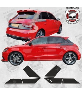 Audi A1 Side Stripes Stickers (Produto compatível)