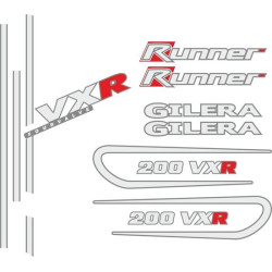 Gilera Scooter VXR Runner 200 ADESIVOS (Produto compatível)