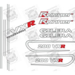 Gilera Scooter VXR Runner 200 AUTOCOLLANT (Produit compatible)