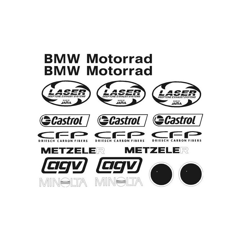 BMW R 1100 Boxer Cup 2004 stickers (Compatible Product)