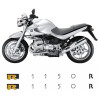 AUTOCOLLANT KIT BMW R1150R YEAR 2001-2005 (Produit compatible)