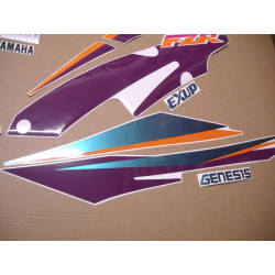 YAMAHA FZR 1000 1994 WHITE/GREEN/PURPLE Stickers (Compatible Product)