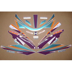 YAMAHA FZR 1000 1994 WHITE/GREEN/PURPLE ADESIVOS (Produto compatível)