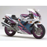 YAMAHA FZR 1000 1994 WHITE/GREEN/PURPLE ADHESIVOS (Producto compatible)