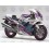 YAMAHA FZR 1000 1994 WHITE/GREEN/PURPLE STICKERS (Compatible Product)